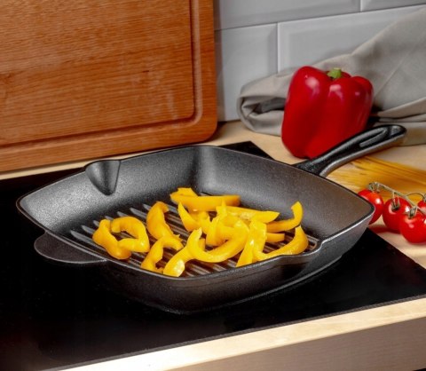 Patelnia grillowa Brunbeste 11 26 cm żeliwna