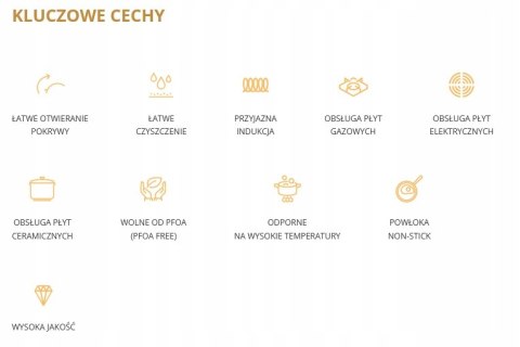 Patelnia tradycyjna Edenberg 20 cm non-stick (nieprzywierająca)