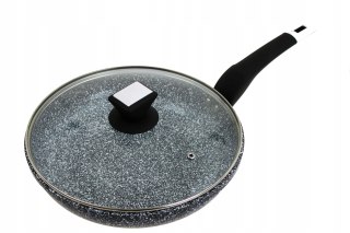 Patelnia tradycyjna Elitehoff Stonetec 18 cm marmurowa