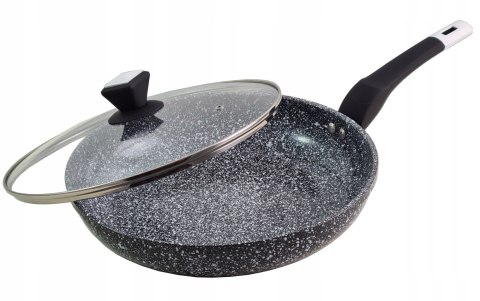 Patelnia tradycyjna Elitehoff Stonetec 24 cm marmurowa