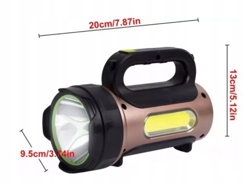 WIELOFUNKCYJNA LAMPA Solarna Solidna PRZENOŚNA 10W