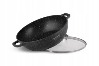 Garnek tradycyjny Płytki Garnek do zapiekania MARMUR 32cm 4,5 l