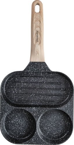 PATELNIA DO JAJEK NALEŚNIKÓW PLACKÓW PANCAKE NON-STICK 4 OTWORY