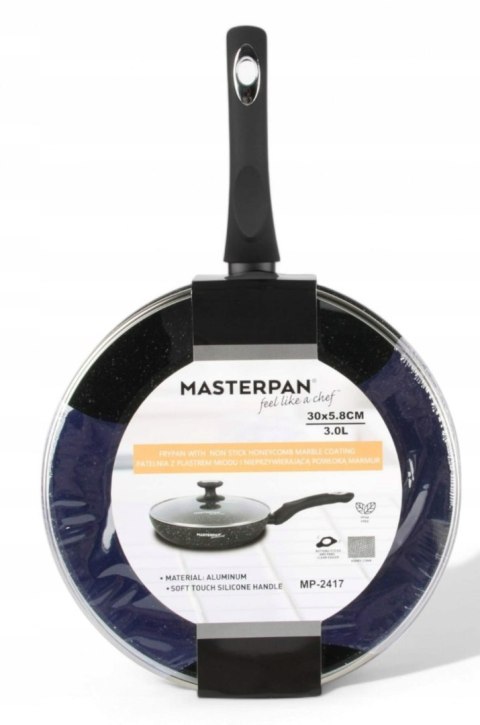 Patelnia tradycyjna Masterpan PREMIUM 30 cm granitowa