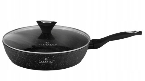 Patelnia tradycyjna głęboka wysoka PREMIUM 24 cm granitowa