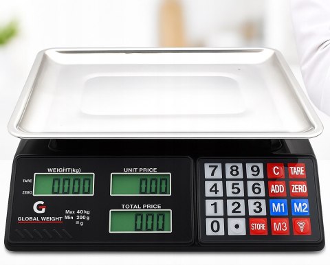 Waga Sklepowa Elektroniczna LCD 40 kg