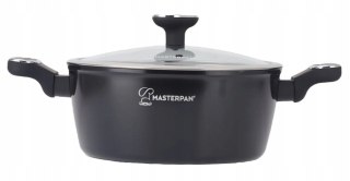 Zestaw Garnków Marmurkowych Komplet Garnki Soft Touch 8 EL. MasterPan