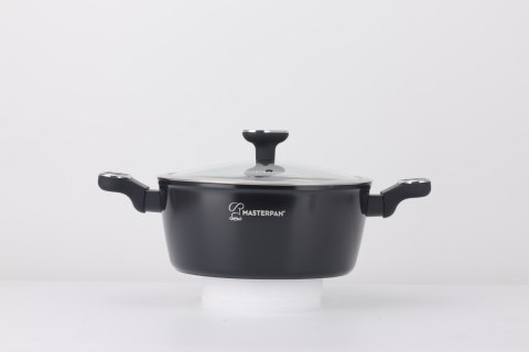 Zestaw Garnków Marmurkowych Komplet Garnki Soft Touch 8 EL. MasterPan