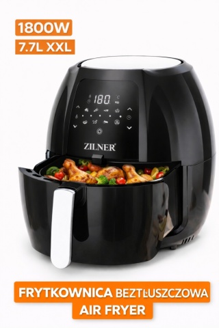 Frytkownica Beztłuszczowa AIR FRYER Duży Wsad 7 Programów 7,7L